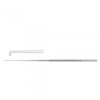 Rhoton Micro Probe Angled 90° Stainless Steel, 18.5 cm - 7 1/4"